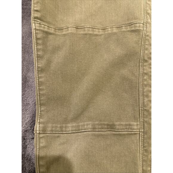 American Eagle Jeans Womens 14 LONG Green Denim Pants High Rise Jegging - Picture 3 of 14
